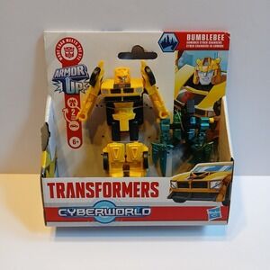 Transformers Cyberworld Armored Cyber Changers Bumblebee